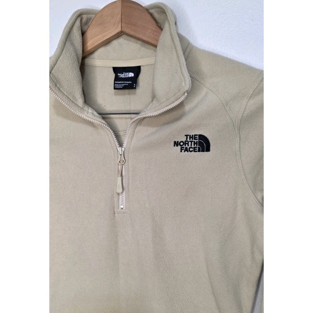 The North Face Women Glacier Fleece Dress Woman S Beige Winter Fall Long Sleeve - Picture 4 of 11